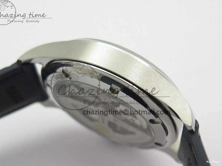 MIROTIME 0409 Packable Portuguese IW358304 ZF 1:1 Best Edition SS White Dial Blue Markers on Leather Strap A 7079